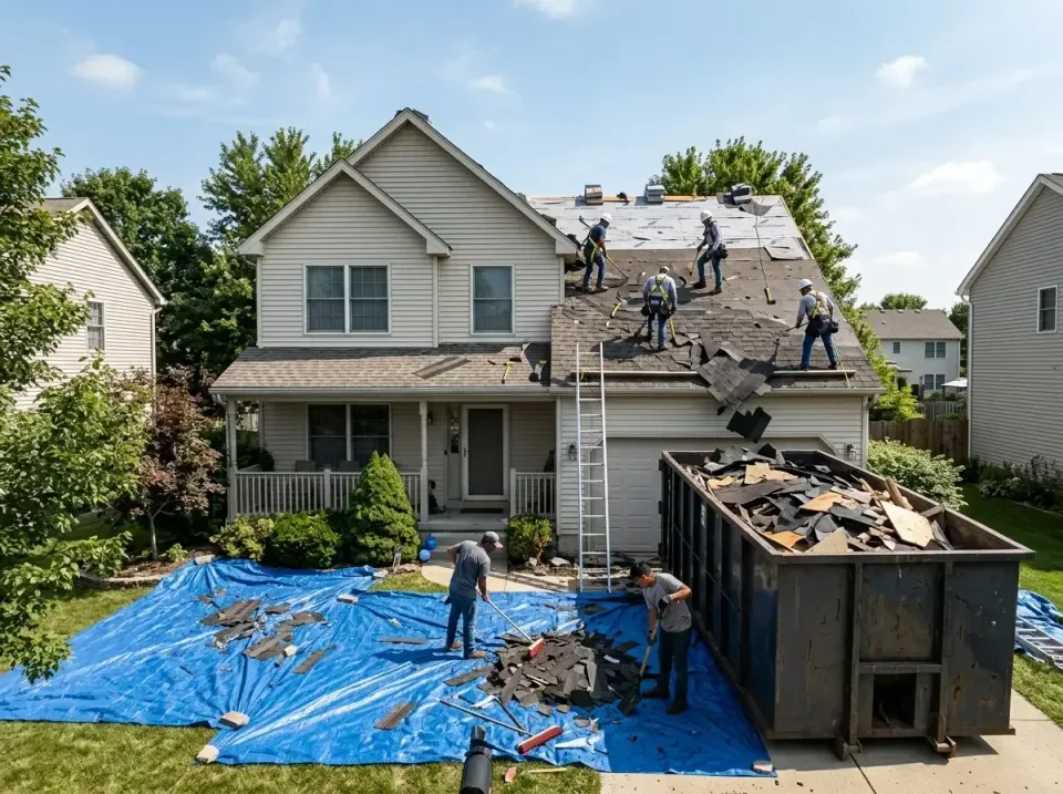 roof-replacement-debris-remova-004 — frequently asked questions, Cheapest Dumpster Rentals in Sarasota Springs, FL